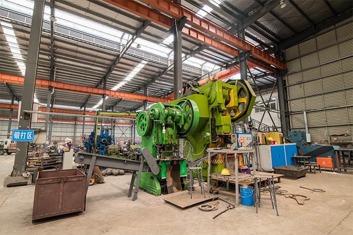 大安网架配件-锥头加工车间